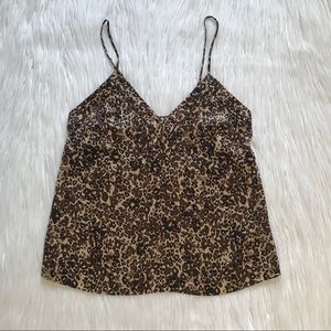 Aritzia Leopard Top